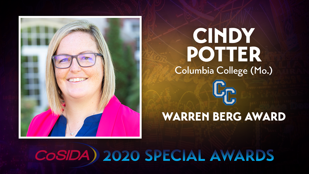 2020 Special Awards Salute: Cindy Potter (Columbia College (Mo.)), Warren Berg Award